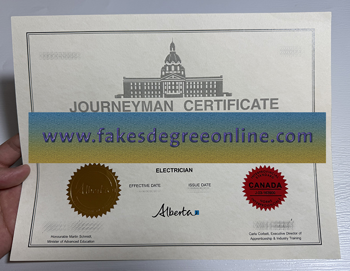 Journeyman Certificate