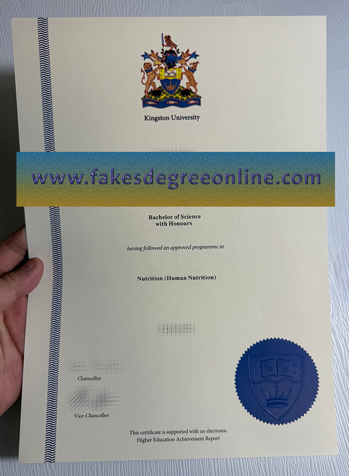 Kingston University diploma
