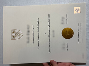 Leeds Beckett University diploma