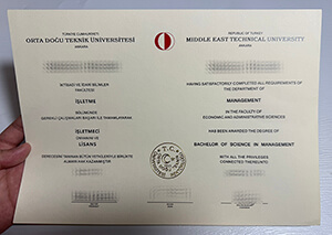 Get Middle East Technical University fake diploma