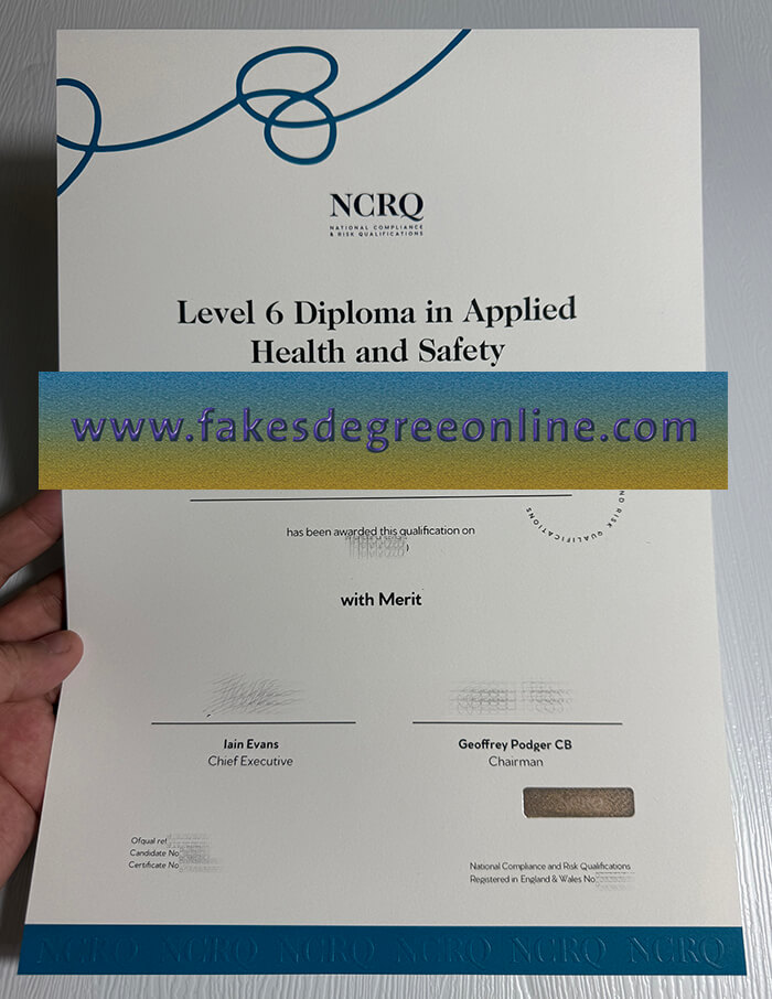 Get NCRQ fake certificate online