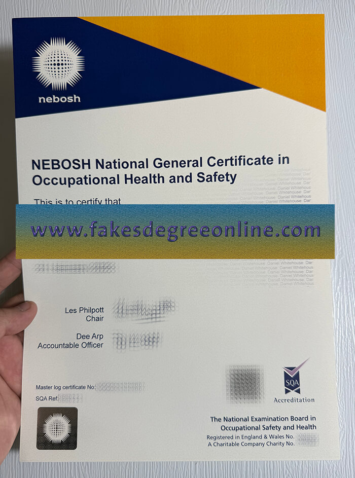 Nebosh certificate