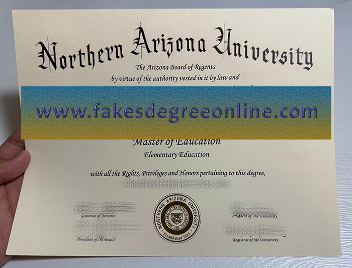 Buy Northern Arizona University fake diploma, Fake NAU degree online.