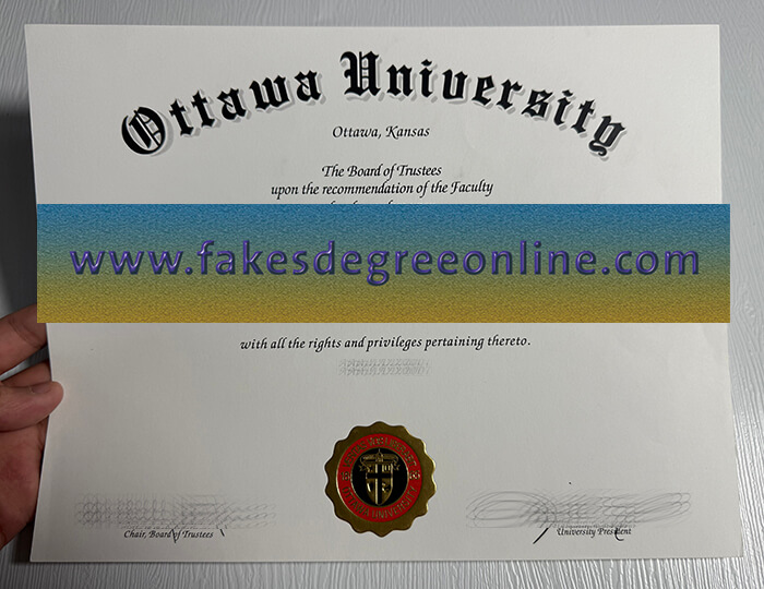 Ottawa University diploma