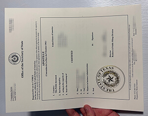 State of Texas diploma