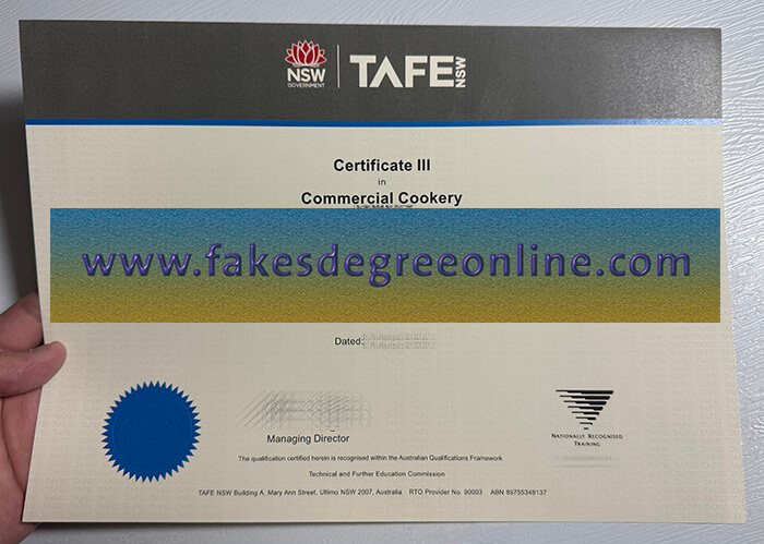 Technical and further education certificate