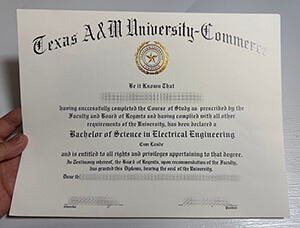 Get Texas A&M University-Commerce fake diploma online.