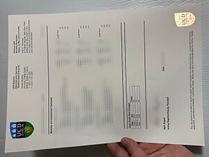 Fake University College Dublin diploma
