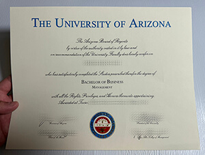 University of Arizona diploma