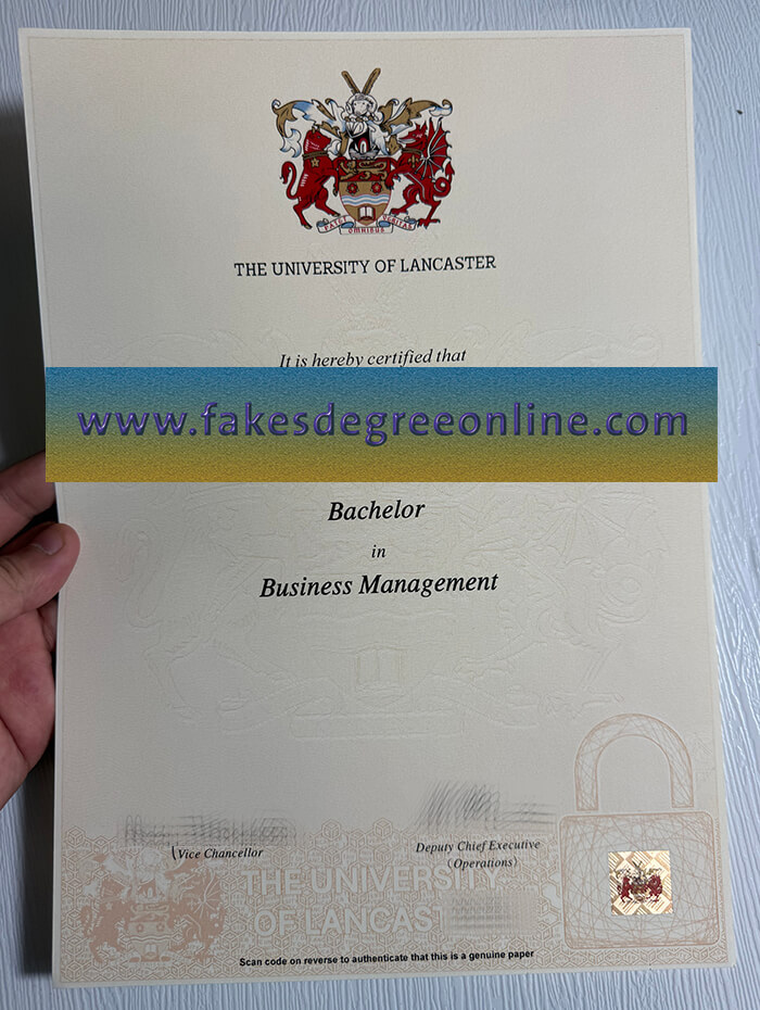 Buy University of Lancaster fake diploma