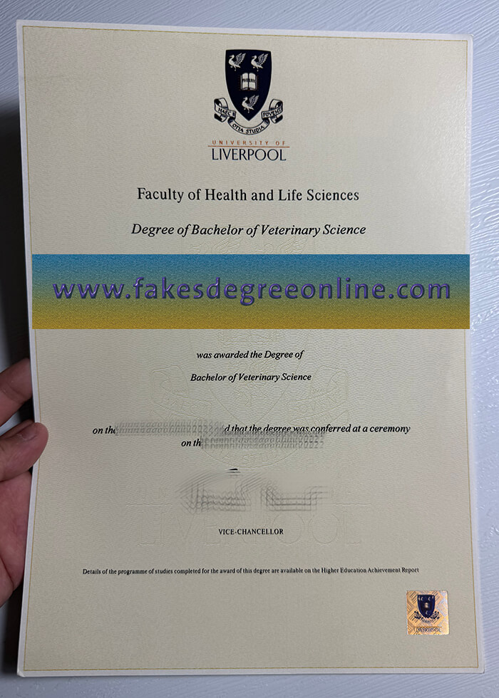 Buy University of Liverpool fake diploma, Fake UOL degree online