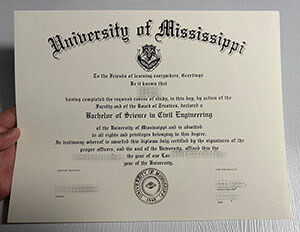 Purchase University of Mississippi fake diploma online
