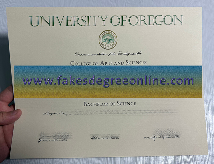 University of Oregon diploma, Fake UO degree online
