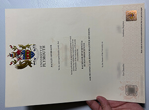 University of Plymouth diploma in UK