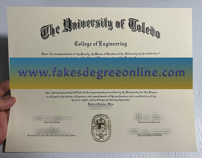 Get University of Toledo fake diploma