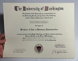 Get University of Washington fake diploma