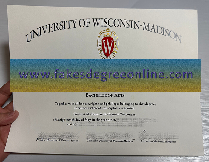 University of Wisconsin-Madison diploma