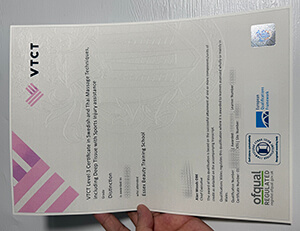 Fake VTCT certificate online