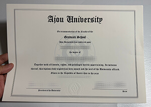 Get a Ajou University fake diploma online