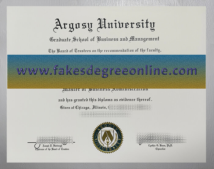 Order Argosy University fake diploma online