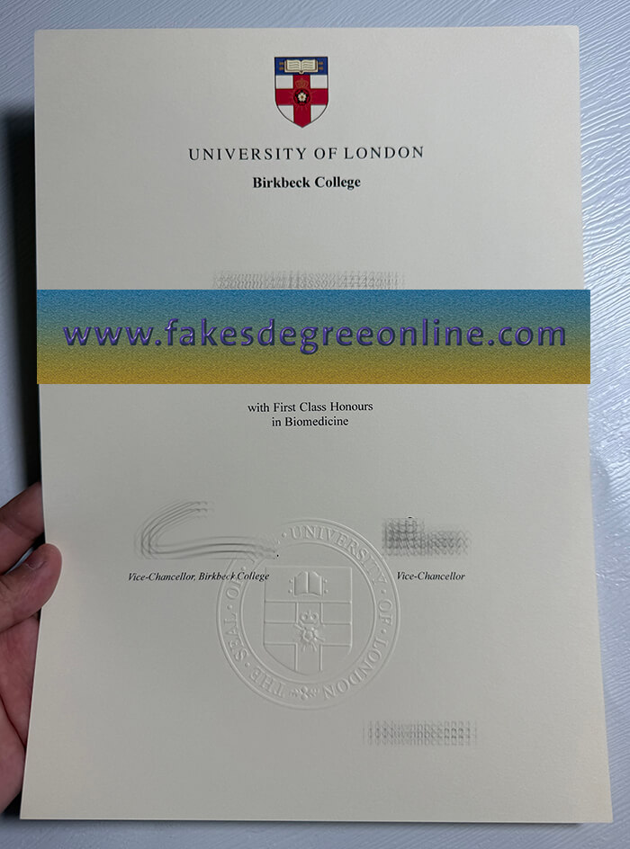 Buy Birkbeck University of London fake diploma