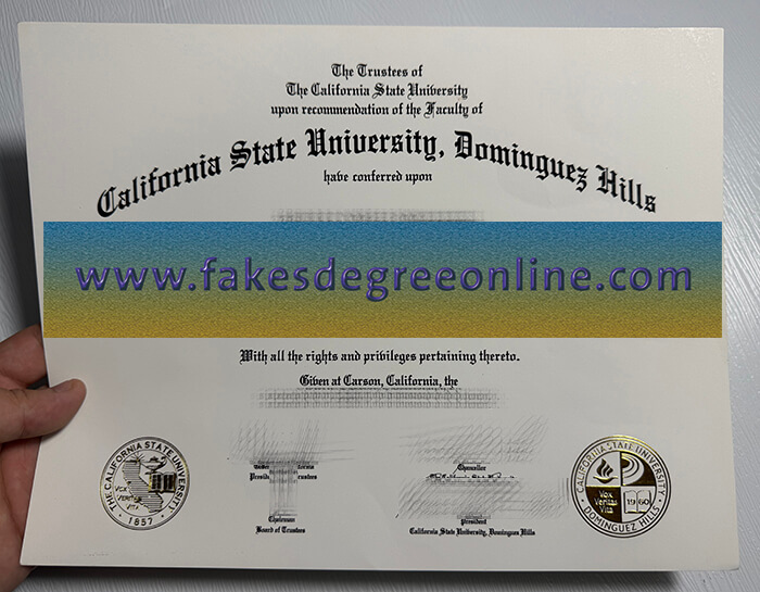 Buy Cal State Dominguez Hills fake diploma