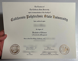 California Polytechnic State University diploma