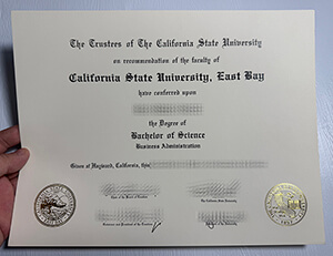 Get California State University East Bay fake diploma