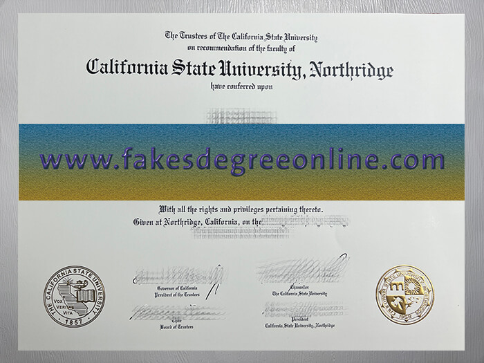 Purchase California State University Northridge diploma