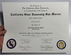Get California State University San Marcos fake diploma