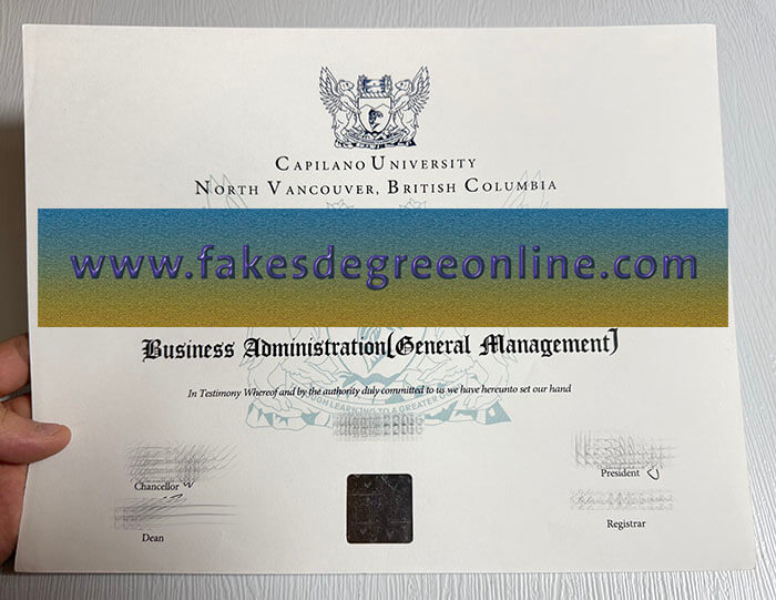 Get a Capilano University fake diploma online