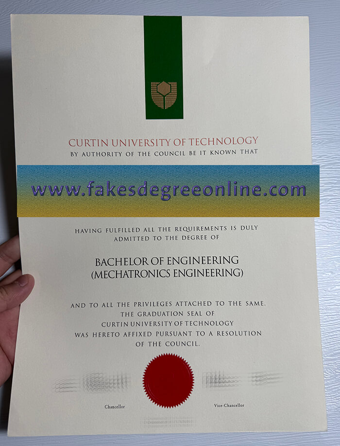 Buy Curtin University of Technology fake diploma