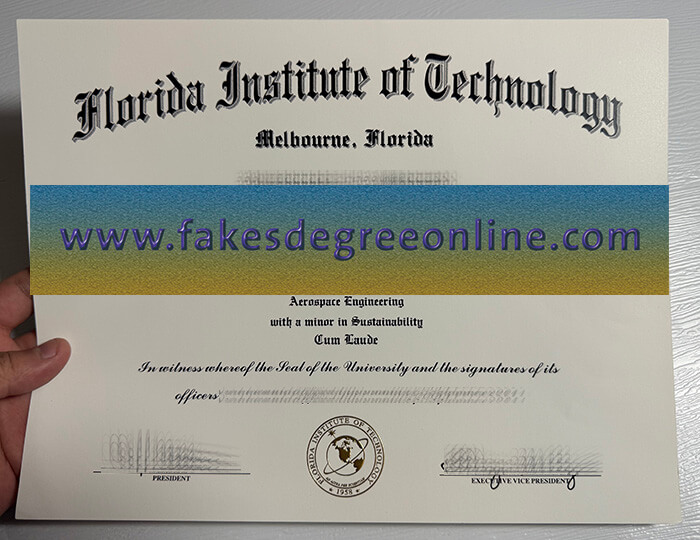 Purchase Florida Institute of Technology fake diploma