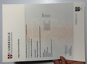Cambridge International Examinations HSC certificate