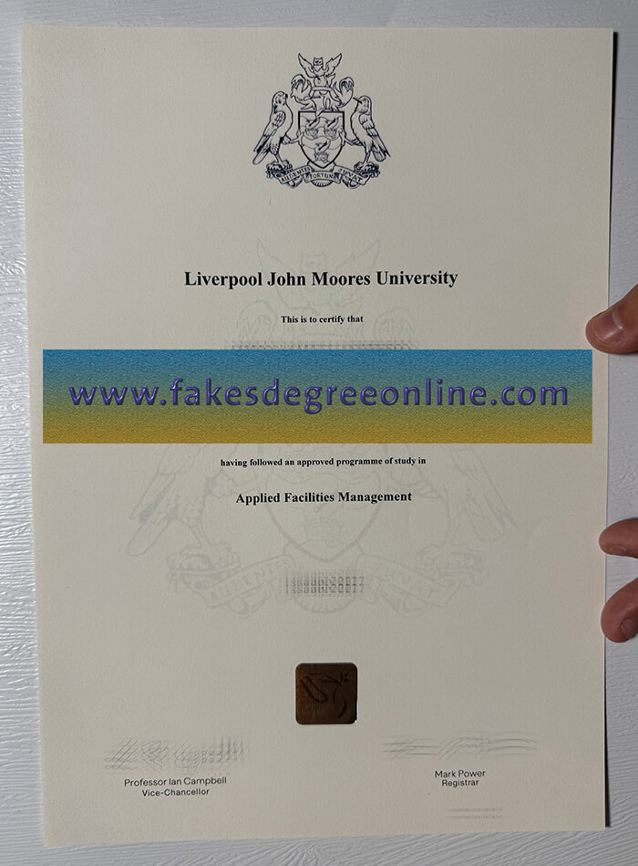 Buy Liverpool John Moores University fake diploma