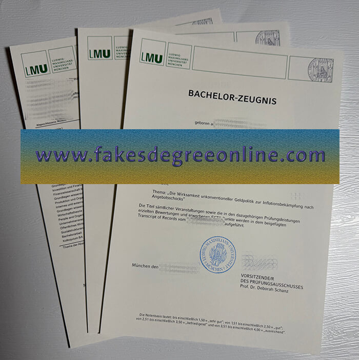 Get Ludwig Maximilians Universität München fake diploma