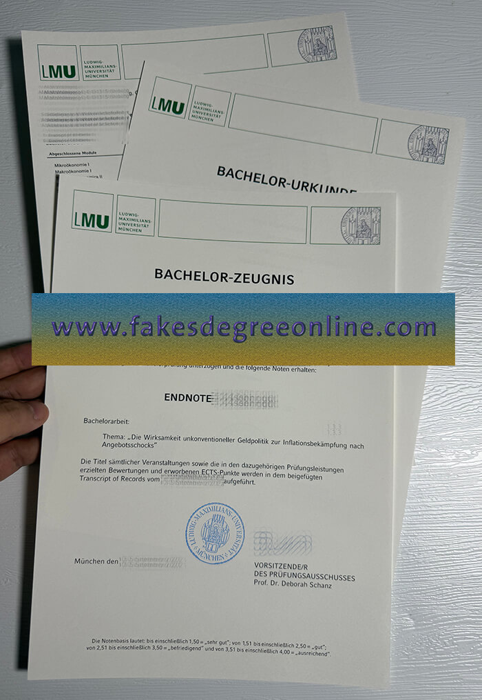 Buy Ludwig Maximilians Universität München fake diploma