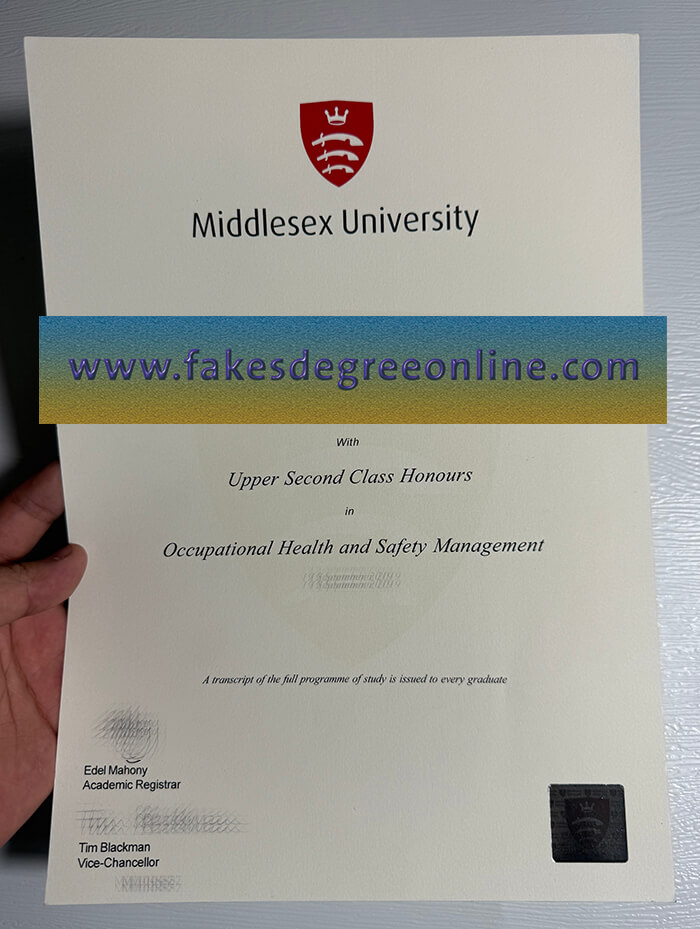 Buy Middlesex University fake diploma