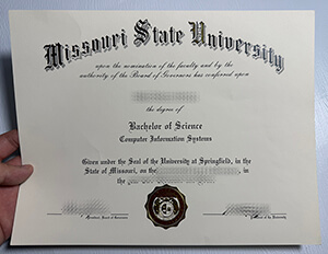 Fake a Missouri State University diploma