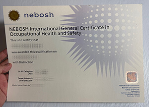 Purchase Nebosh fake certificate online