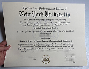 Get New York University fake diploma online