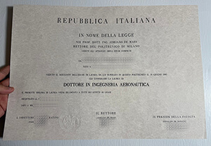 Purchase a Politecnico di Milano fake diploma online