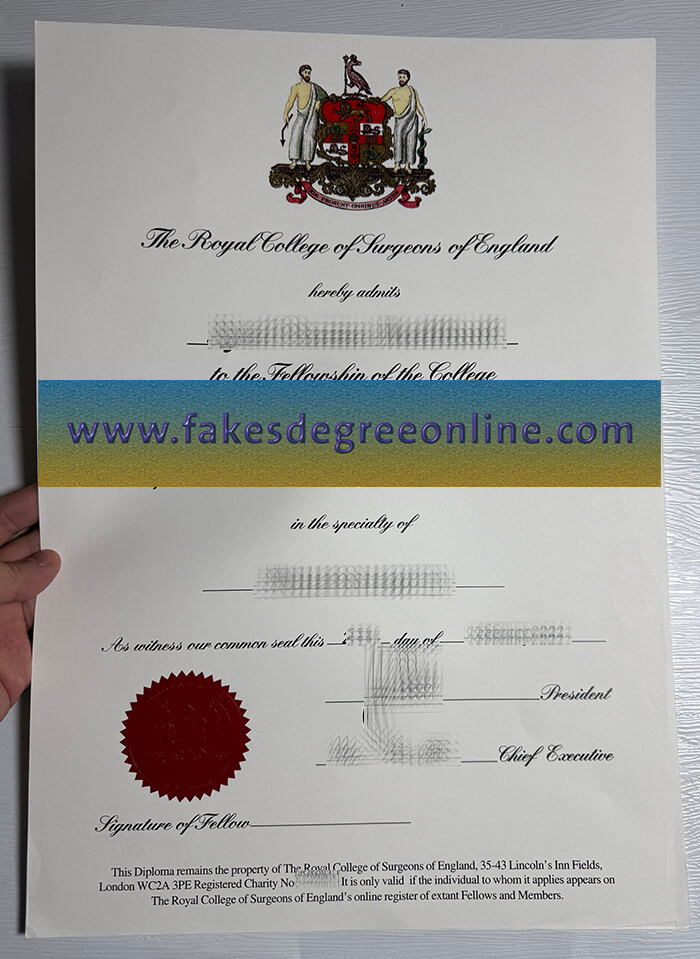 Buy Royal College of Surgeons of England fake degree