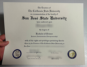 Purchase a San José State University fake degree online