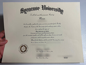 Get a Syracuse University fake diploma online.