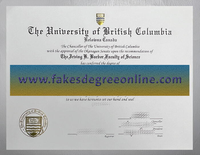 Buy University of British Columbia fake diploma, Fake UBC degree online