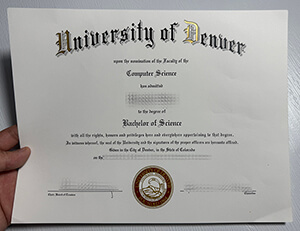 Get a University of Denver fake diploma online