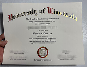 Order a University of Minnesota fake diploma online