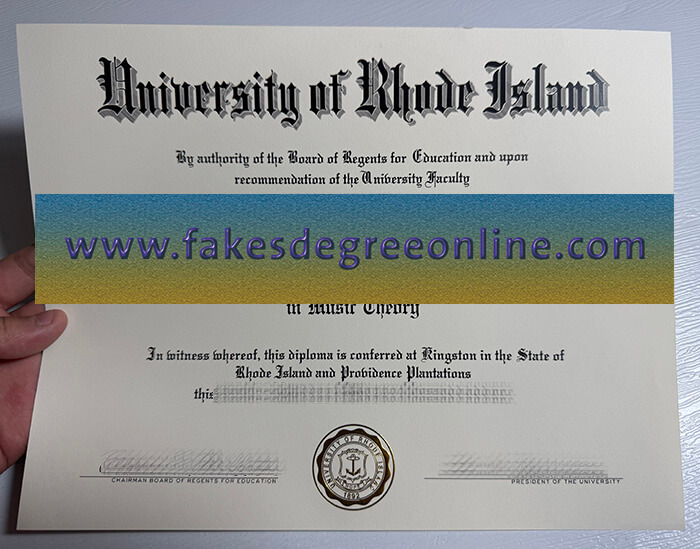 Get University of Rhode Island fake diploma