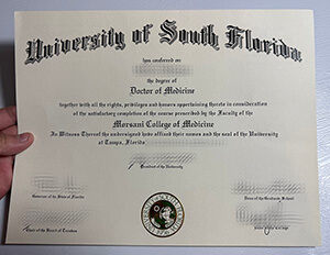Get a University of South Florida fake diploma